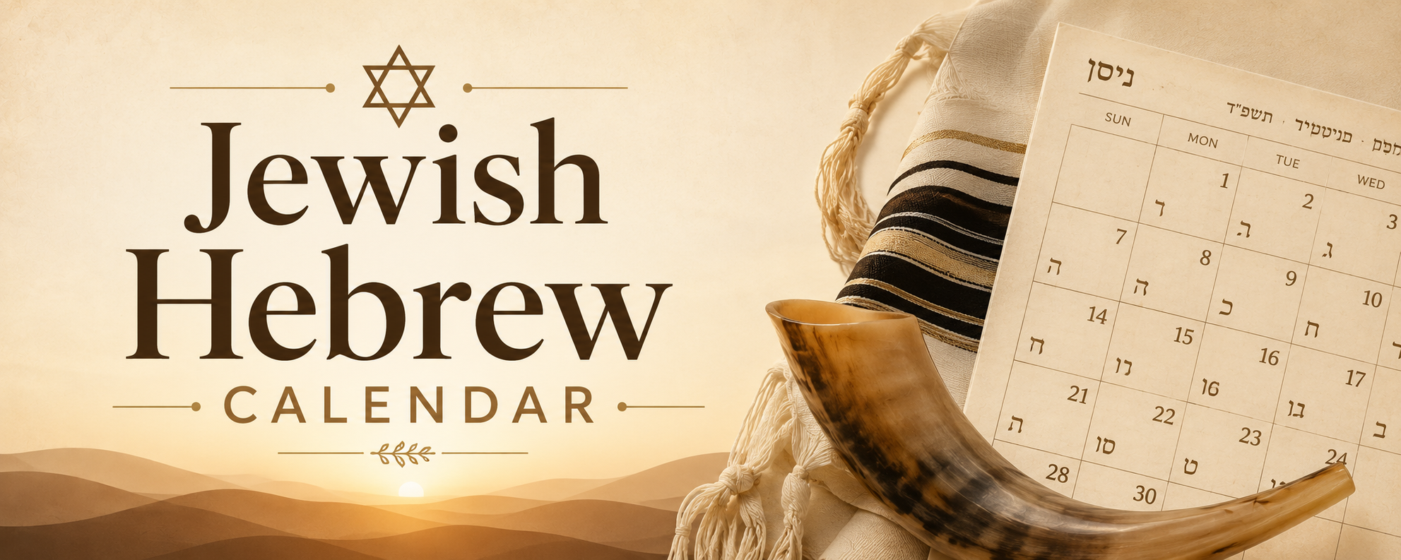 Jewish Hebrew Calendar